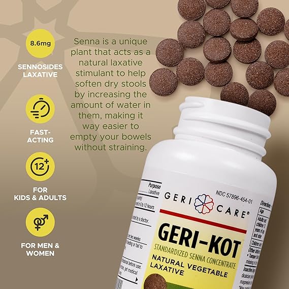 SENNA 8.6MG (SENOKOT) TABS 100CT