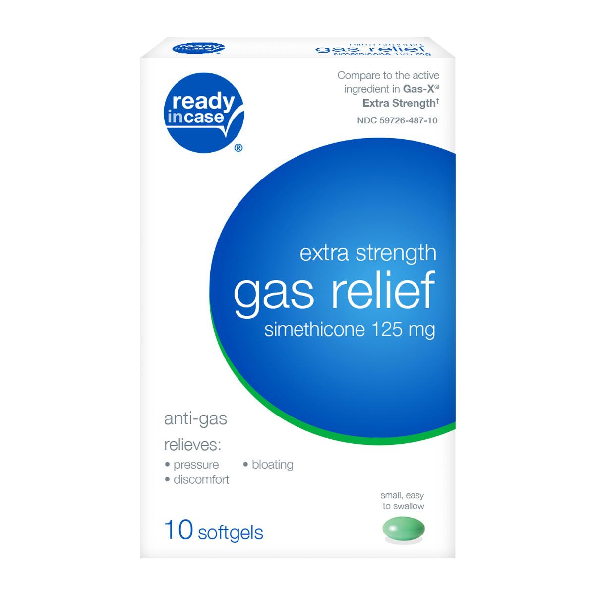 SIMETHICONE 125MG GAS RELIEG EXTRA STENGTH SOFTGEL 10C