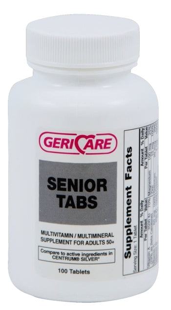 MULTIVITAMIN SUPPLEMENT SENIOR TAB (CENTRUM SILVER) TABLETS 100CT