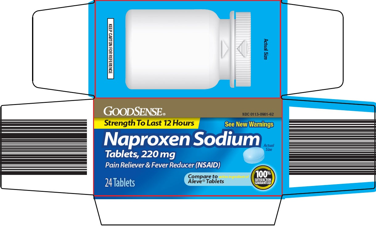 NAPROXEN SODIUM 220MG (ALEVE) TABS 24CT