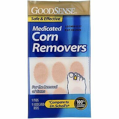 MEDICATED CORN REMOVERS 9 PADS & 9 MEDICATEDN DISKS