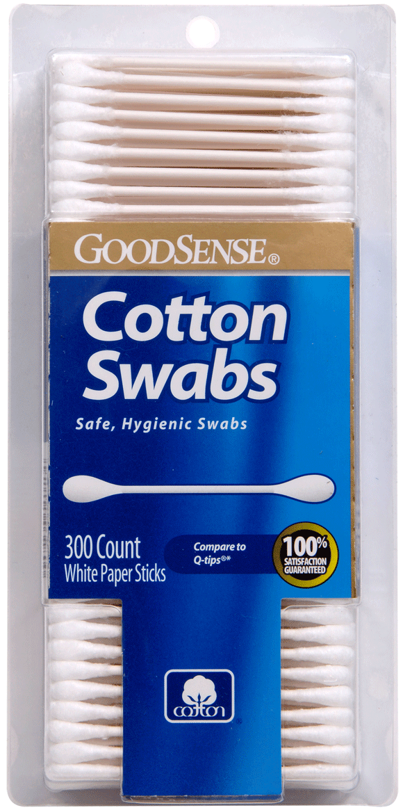 COTTON SWABS 300ct GOODSENSE