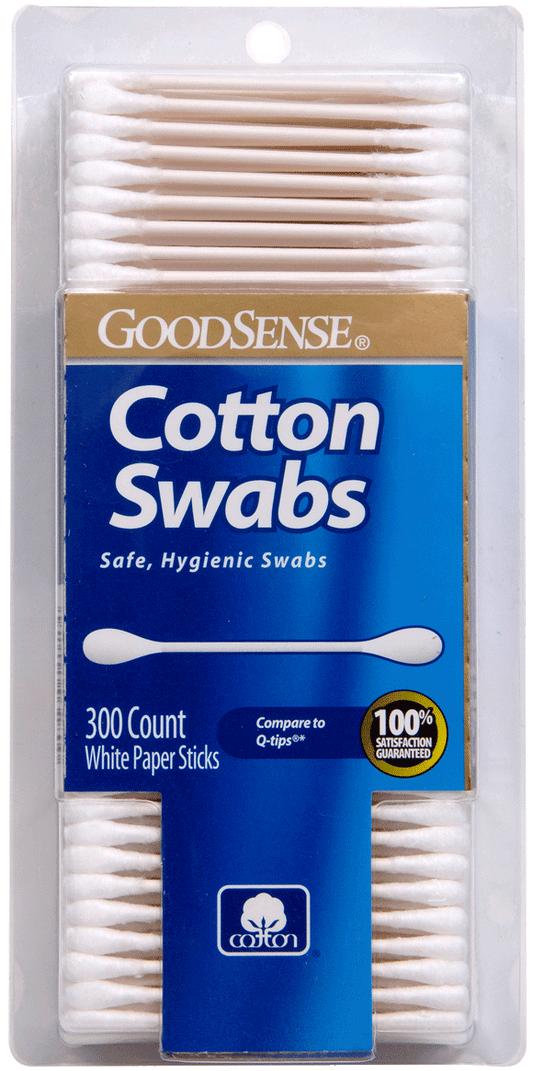 COTTON SWABS 300ct GOODSENSE