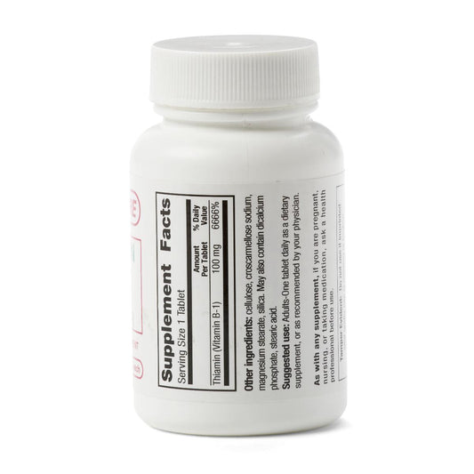 Vitamin B-1 Thiamin 100mg Tabs 100ct