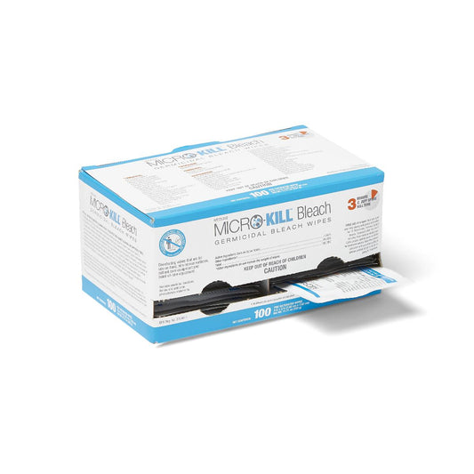 Micro-Kill Bleach Germicidal Bleach Wipes 3x3 100ct