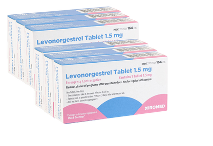 LEVONORGESTREL 1.5MG (PLAN B ONE STEP) TABS 1CT (6 PACK)