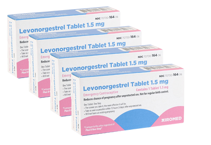 LEVONORGESTREL 1.5MG (PLAN B ONE STEP) TABS 1CT (4 PACK)
