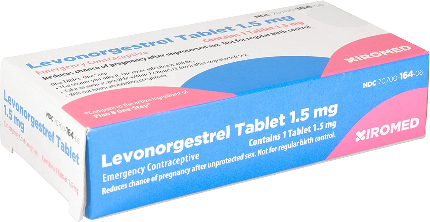 LEVONORGESTREL 1.5MG (PLAN B ONE STEP) TABS 1CT (6 PACK)
