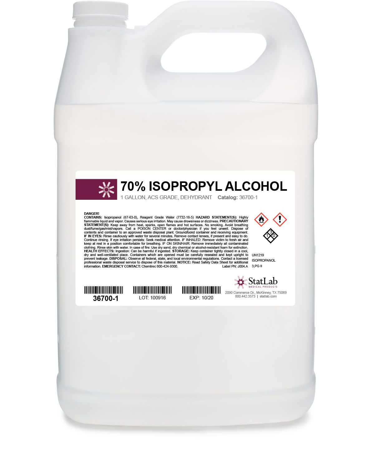 Isopropyl Alcohol 70% 1 Gallon