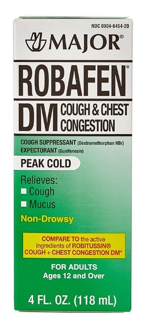 Robafen DM 200mg/20mg/10ml (Robitussin DM) 118ML (4OZ)