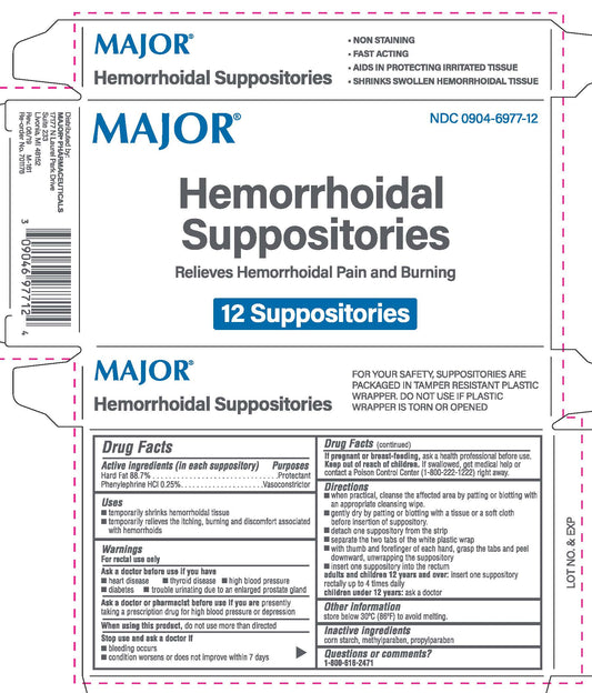 Hemorrhoidal Suppositories 12ct