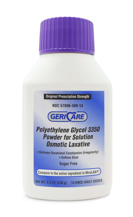POLYETHYLENE GLYCOL (MIRALAX) POWDER 8.3 OZ (14 DOSES)