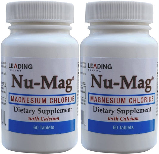 Magnesium Chloride Oral DR 71.5mg Nu-Mag 143mg Tabs 60ct